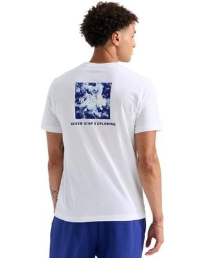 The North Face Granitic Rock Box Never Stop Exploring Graphic T-shirt - White