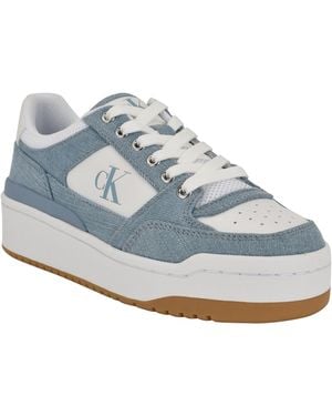 Calvin Klein Alondra Casual Lace-up Sneakers - Blue