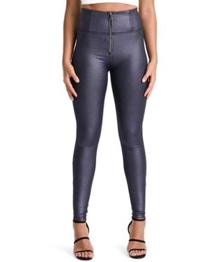 Freddy Metallic High-rise Sculpting Skinny Pants - Blue