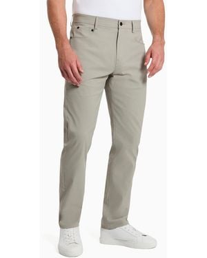 Kenneth Cole Slim-fit 5-pocket Tech Pants - Gray