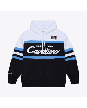 Mitchell & Ness Cleveland Cavaliers Head Coach Hoodie - Blue