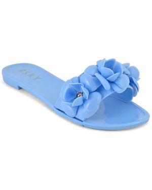 Andrew By Andrew Stevens Helen Jelly Sandals - Blue