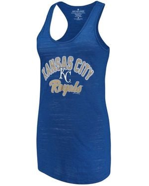Soft As A Grape Kansas City S Multicount Racerback Tank Top - Blue