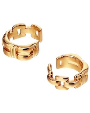 Retro Chic Rome Chain Ear Cuff - Metallic