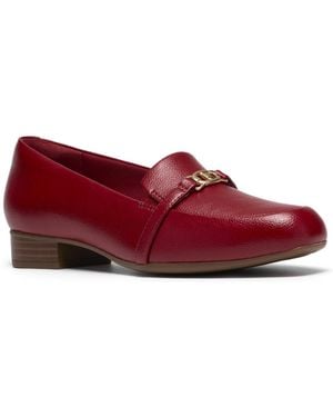 Clarks Juliet Teagan Slip-on Loafers - Red