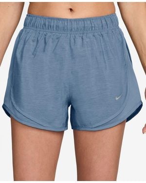 Nike Tempo Dri-fit Mid Rise Running Shorts - Blue