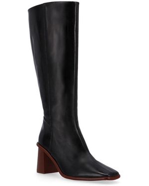 Alohas East Leather Boots - Black
