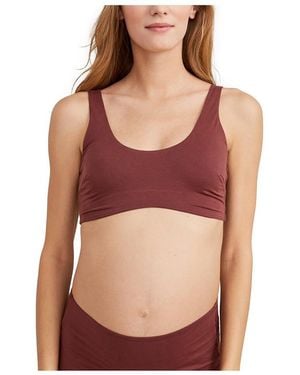 Hatch Collection Maternity The Wireless Skin To Skin Bralette - Brown