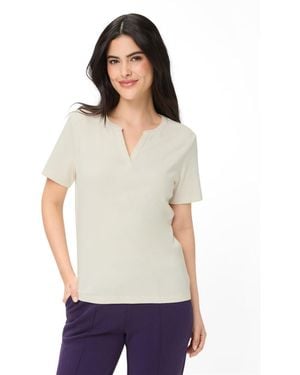 Olsen Solid Tunic T-shirt - White