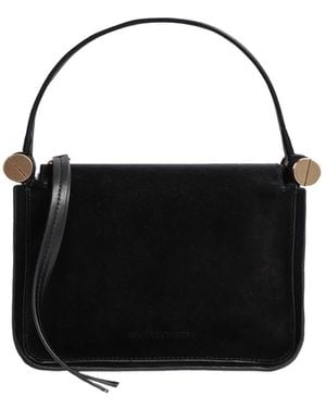 Kenneth Cole Highline Leather Small Top Handle Satchel Handbag - Black