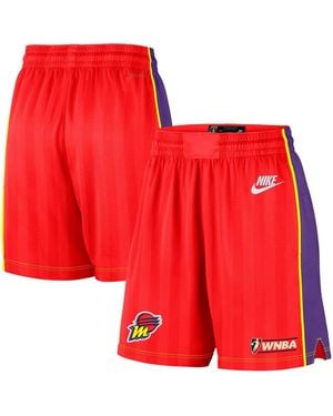 Nike And Phoenix Mercury Wnba On Court Victory Court Origins Edition Shorts - Red