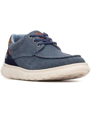 Xti Ultra Light Comfort Boat Shoes - Blue