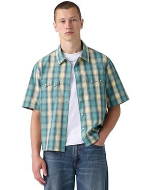 Levi's Boxy Western Short-sleeve Shirt - Blue