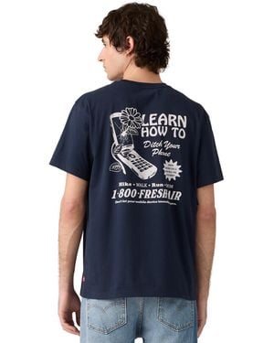 Levi's Crewneck Graphic T-shirt - Blue