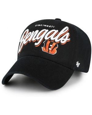 '47 Cincinnati Bengals Ariana Clean Up Adjustable Hat - Black