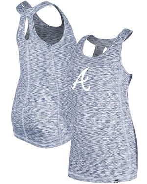 KTZ Los Angeles Dodgers Space Dye Keyhole Back Tank Top - Blue