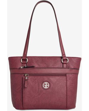 Giani Bernini Colorblock Pebble Tote - Brown