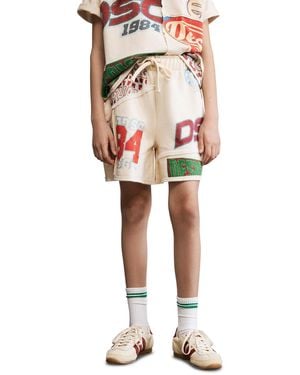 Desigual Boys's Printed Bermuda - White