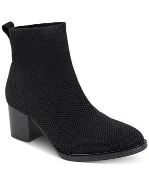 Style & Co. Grantt Flyknit Booties - Black