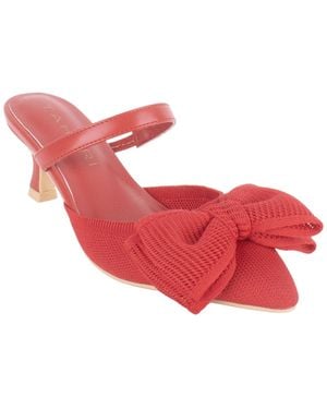Tahari Monaco Kitten Heel Pumps - Red