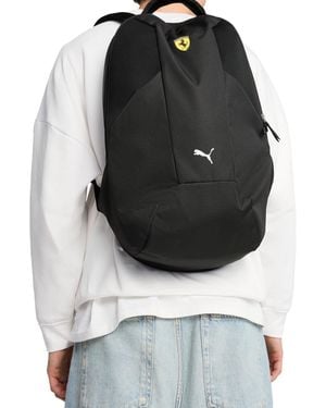 PUMA X Ferrari Logo Colorblocked Backpack - Black
