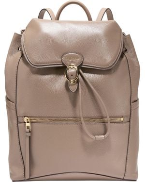 Cole Haan Alexandria Small Flap Backpack - Gray