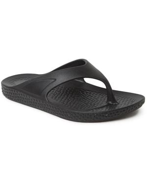 Dearfoams Ecocozy Sustainable Comfort Flip Flop Thong Sandal - Brown