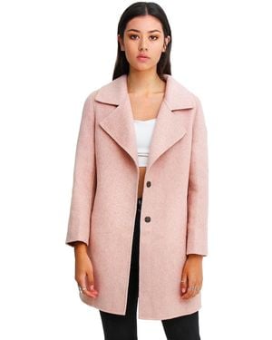 Belle & Bloom Ex-boyfriend Wool Blend Oversized Jacket - Pink