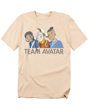 Avatar: The Last Airbender Team Avatar Lineup T Shirt - Natural