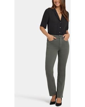 NYDJ Petite High Rise Marilyn Straight Jeans - Multicolor