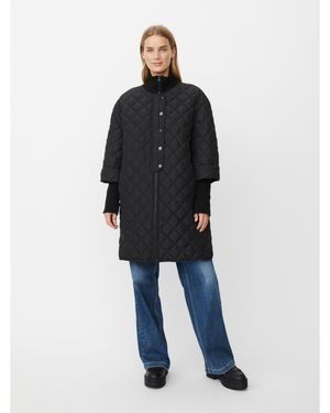 Masai Talvire High Neck Long Sleeve Coat - Blue
