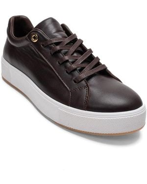 Forever & Always Shoes Pallen Leather Casual Sneaker - Black