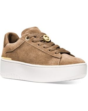Michael Kors Michael Dottie Lace Up Sneakers - Natural