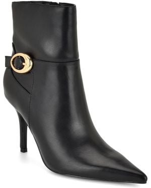 Nine West Gretzy Pointed Toe Dress Booties - Black