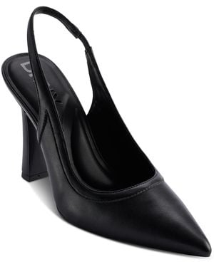 DKNY Cinette Slingback Pumps - Black