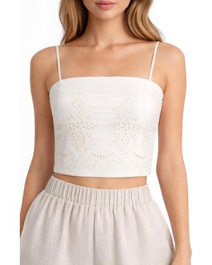 Bishop + Young Bishop + Young Bishop + Young Sorrento Corset Top - White