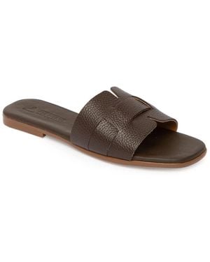 Menina Step Ona Heeled Sandal - Brown