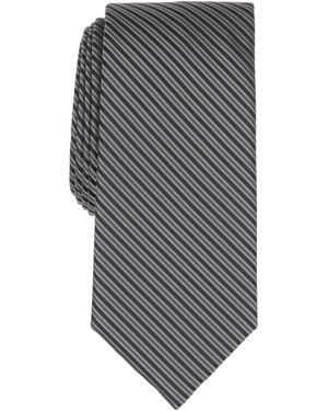 Perry Ellis Fenwich Striped Tie - Gray