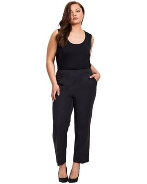Avenue Plus Size Cool Hand Pull On Pant - Blue