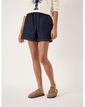 Hush Betty Denim Pull On Shorts - Blue