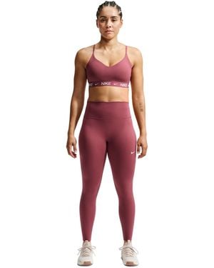 Nike Indy Light-support Padded Sports Bra - Red