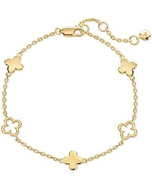 DEVATA Clover Chain Bracelet - Metallic