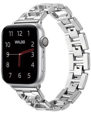 Waloo Diamond Rhinestone Replacement Band For Apple Watch - Metallic