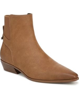 Naturalizer Bea Zipper Short Boots - Brown
