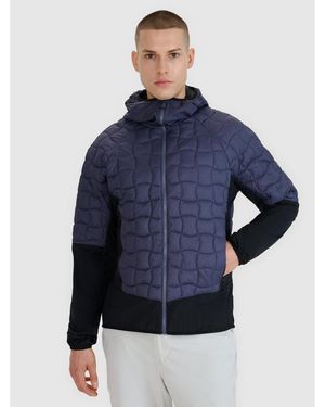 4F Primaloft Black Insulation Down Trekking Jacket - Blue