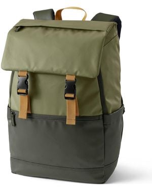 Lands' End Kids Flap Front Backpack - Green