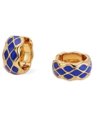 Retro Chic Nirah Hoop Earrings - White
