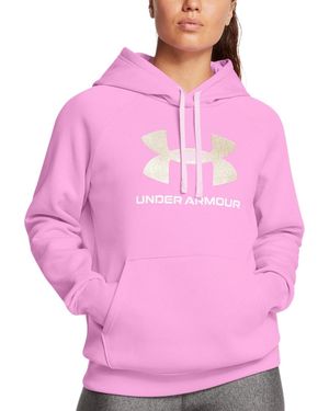 Under Armour Glitter Hooded Sweatshirt - Pink