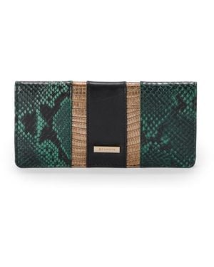Brahmin Ady Magnetic Closure Wallet - Green