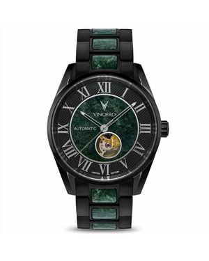 Vincero Marble Automatic Watch - Green